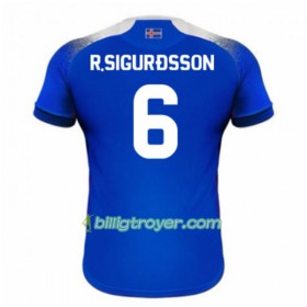 Billige Fotballdrakter Island R.Sigurdsson 6 VM 2018 Hjemmedraktsett